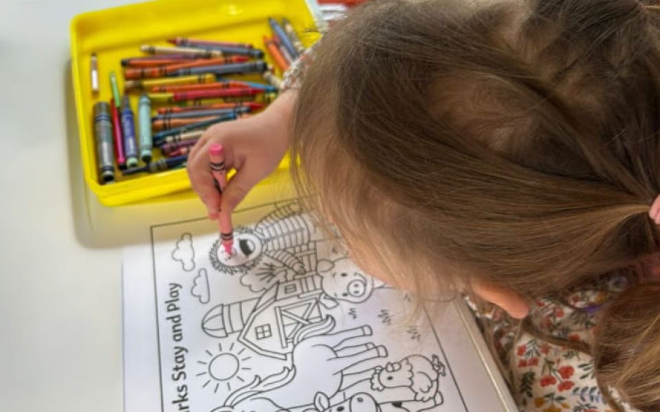 Child drawing