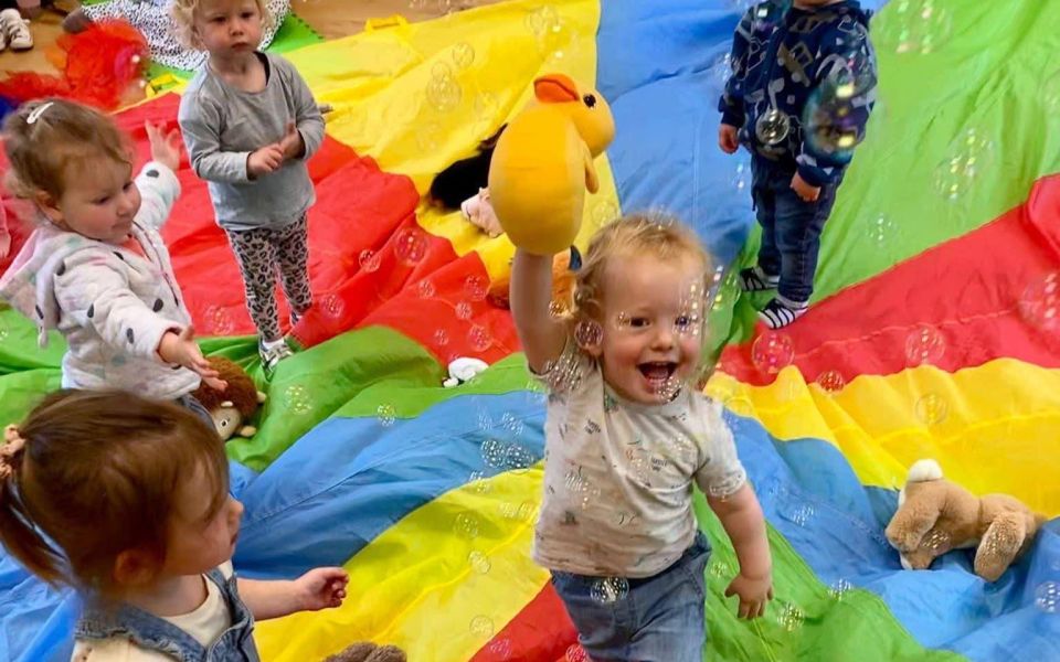 Toddler in nursery